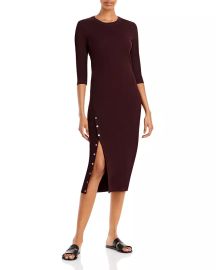 Theory Side Slit Midi Dress   Bloomingdales at Bloomingdales