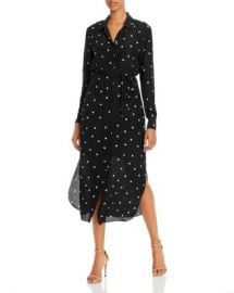 Theory Silk Polka Dot Shirtdress Women - Bloomingdale s at Bloomingdales