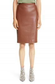 Theory Skinny Faux Leather Pencil Skirt   Nordstrom at Nordstrom