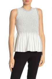 Theory Sleeveless Peplum Blouse at Nordstrom Rack