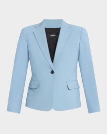 Theory Slim One-Button Jacket at Neiman Marcus