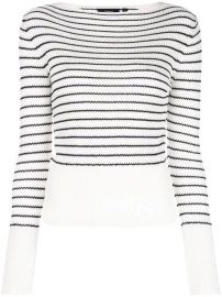 Theory Striped Knitted Top - Farfetch at Farfetch