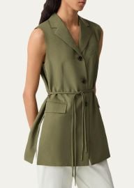 Theory Three Button Vest at Bergdorf Goodman