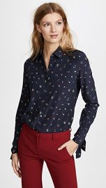 Theory Tie Cuff Shirt at Shopbop