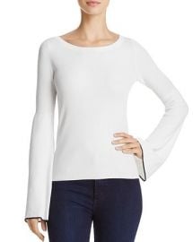 Theory Tipped Bell Sleeve Sweater at Bloomingdales