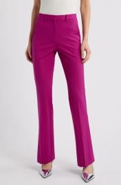 Theory Traceable Wool Slim Straight Leg Trousers at Nordstrom