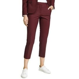 Theory Treeca 2 Good Wool Crop Suit Pants at Nordstrom