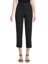 Theory Treeca Gingham Cropped Pants on SALE at Saks Off 5th