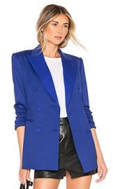 Theory Tuxedo Blazer in Cosmic Blue from Revolve com at Revolve