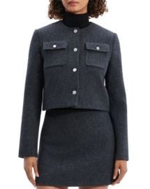 Theory Tweed Pocket Jacket Bloomingdales at Bloomingdales