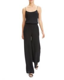 Theory Wide-Leg Silk Jumpsuit Women - Bloomingdale s at Bloomingdales