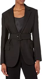 Theory Women39s Belted Blazer at  Womens Clothing store at Amazon