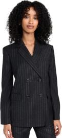 Theory Women39s Pinstripe Slim Double-Breasted Jacket at Amazon Womens Clothing store at Amazon