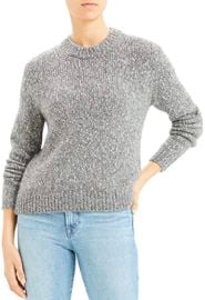 Theory Women39s Speckled Crew Pullover at  Womens Clothing store at Amazon