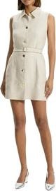 Theory Womenx27s Sleeveless Belted Military Dress at Womens Clothing store at Amazon