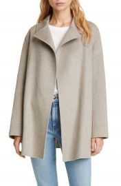 Theory Wool  amp  Cashmere Overlay Coat   Nordstrom at Nordstrom