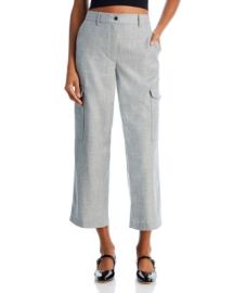 Theory Wool Cropped Cargo Pants Bloomingdales at Bloomingdales