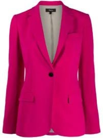 Theory one-button blazer one-button blazer at Farfetch