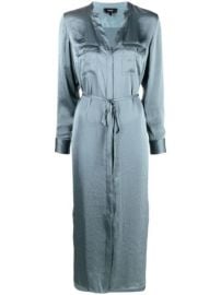 Theory tie-waist Shirt Dress - at Farfetch