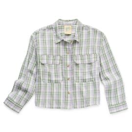 Thereabouts Little amp Big Girls Long Sleeve Button-Down Shirt - JCPenney at JCPenney