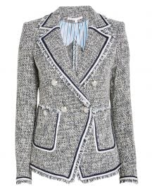 Theron Tweed Double Breasted Blazer at Intermix