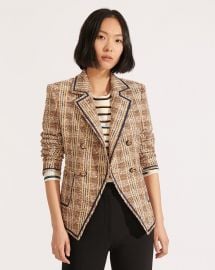 Theron Tweed Jacket at Veronica Beard