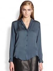 Theyskens Theory - Brana Fayl Silk Blouse at Saks Fifth Avenue