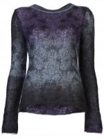 Theyskens Theory purple ombre sweater at Farfetch