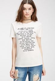 Things I Love Tee  Forever 21 - 2000082337 at Forever 21