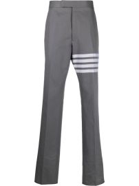 Thom Browne 4-Bar Stripe Tailored Trousers - at Farfetch