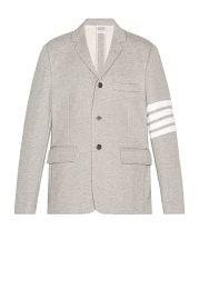 Thom Browne 4 Bar Unconstructed Suit Jacket in Light Grey FWRD at FWRD