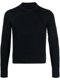 Thom Browne 4-Bar waffle-knit Jumper - at Farfetch