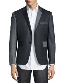 Thom Browne Colorblock Three-Button Jacket at Bergdorf Goodman