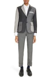 Thom Browne Fun-Mix Unconstructed Fit Wool Sport Coat at Nordstrom