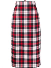 Thom Browne Tartan Check high-waisted Skirt - Farfetch at Farfetch