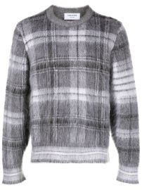 Thom Browne Textured Tartan Patter Jumper - Farfetch at Farfetch