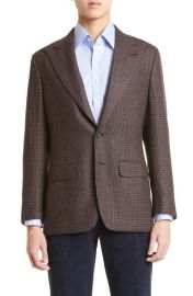 Thom Sweeney Glen Plaid Wool Silk Tweed Sport Coat at Nordstrom