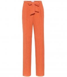 Thomazia cotton and silk pants at Mytheresa