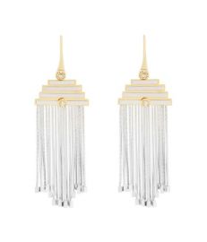 Thompson Street Fringe Chandelier Earrings at Henri Bendel