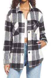 Thread Supply Plaid Flannel Shacket at Nordstrom