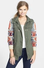 Thread andamp Supply Aztec Sleeve Anorak at Nordstrom