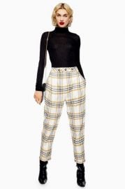 Three Button Tapered Trousers at Topshop