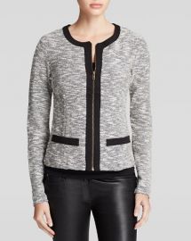 Three Dots Metallic Tweed Jacket at Bloomingdales