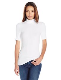 Three Dots Women\'s S/S Turtleneck at Amazon