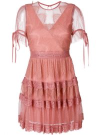 Three Floor Lace Tiered Dress at Farfetch