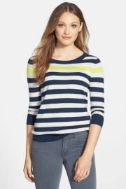 Three Quarter Sleeve Sweater Petite at Nordstrom Rack