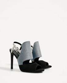 Three Tone High Heeled Sandals x at Zara