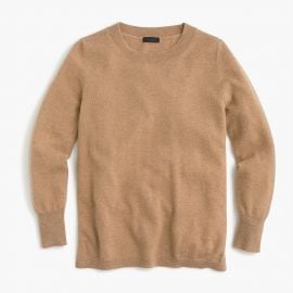 Three-quarter sleeve everyday cashmere crewneck sweater at J. Crew