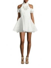 Thurley - Be Mine Lace Cold-Shoulder Dress at Saks Fifth Avenue