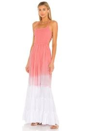 Tiare Hawaii Naia Dress in Dusty Rose  White Gradasi at Revolve